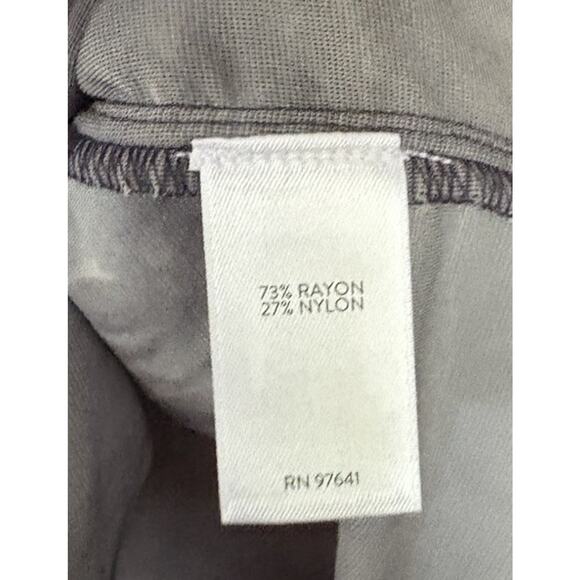 J. Jill Purejill Blue and White Boxy Velour Top 3/4 Sleeves Size Medium - Picture 3 of 3